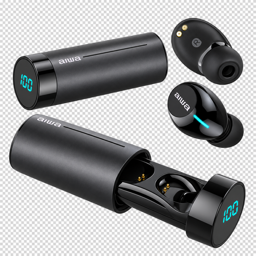 AIWA ATWS-30 True Wireless Bluetooth Earphones (TWS) – Black