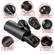 AIWA ATWS-30 True Wireless Bluetooth Earphones (TWS) – Black