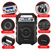 AIWA ABT-100A Bluetooth Speaker – Black