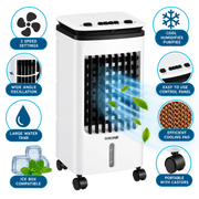 Goldair Air Cooler – White & Black – GAC-80