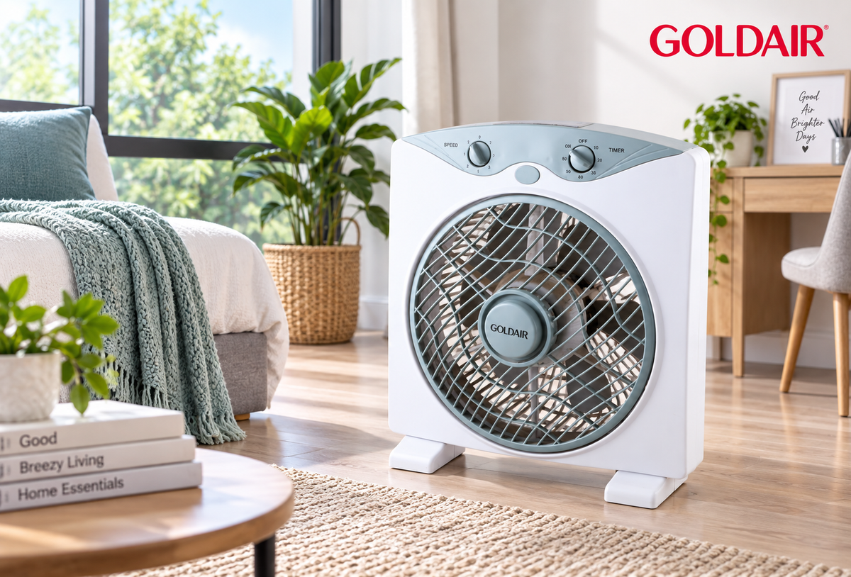 Goldair 25cm Slimline Box Fan – 42010