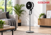 Goldair GCPF-08 18cm Pedestal Fan -Black