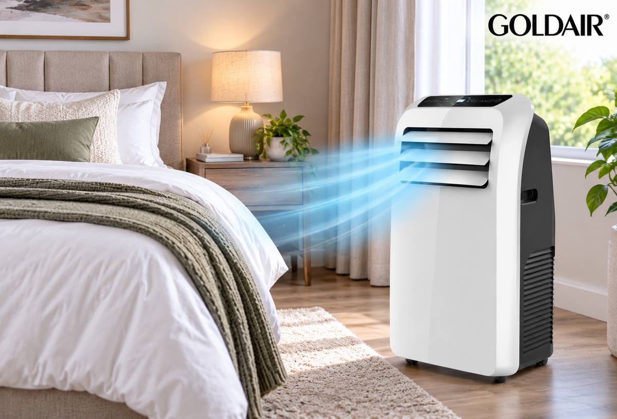Goldair 12,000 BTU 4-in-1 Portable Air Conditioner – GPA-12B