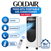 Goldair 3-in-1 Portable Air Conditioner – 7000 BTU
