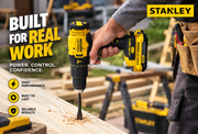 Stanley18V FatMax Impact Drill with 2x 2.0 Ah Batteries and A Charger