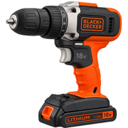 Black & Decker 18V 2 Speed Drill Driver & 1 x 1.5Ah Battery