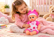 BO 16-Inch Ukoka Baby Doll with Pink Hat – 16236