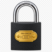 Tri-circle 38mm Iron Padlock