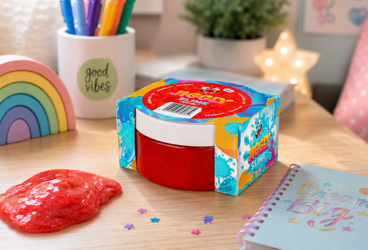 Tuban Jiggly Slime Red Strawberry - 200g