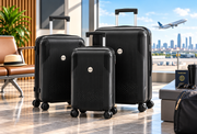 Uplift 3-Piece Hard-Shell Lightweight Impact Resistant Luggage Set - ULA007