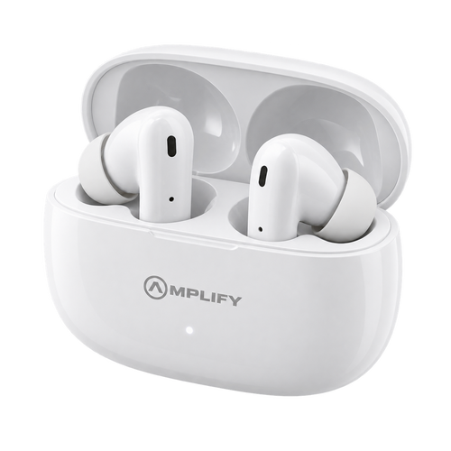 Amplify AM-2222-WT-PDQ True Connection True GO Wireless Earphones White