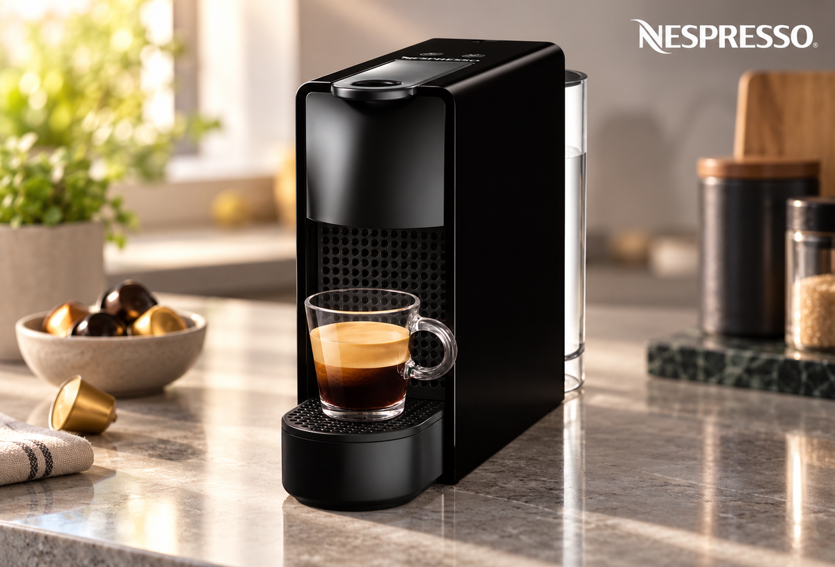 Nespresso Essenza Mini Coffee Machine - Black