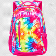Quest QT-9207-PK Tie-Dye Scholar 30L Backpack Pink