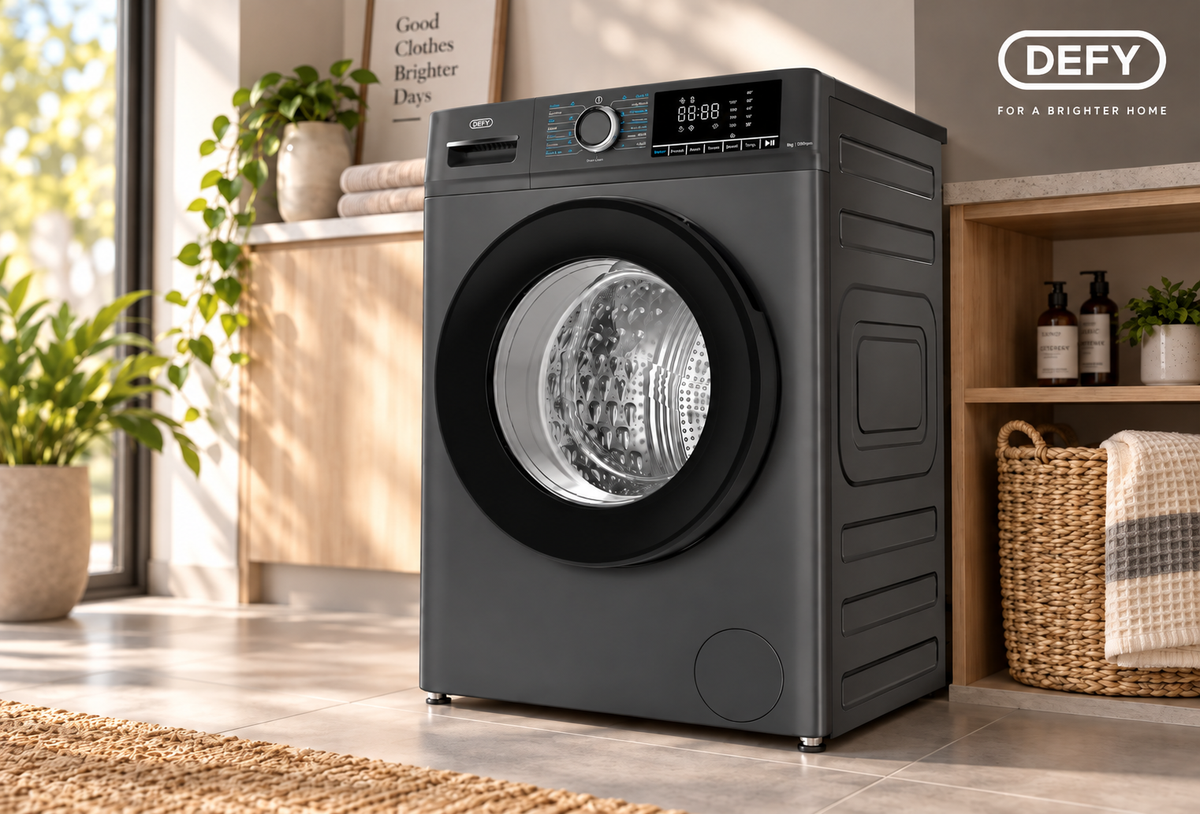 Defy 8kg Front Loader Washing Machine - Manhattan Grey - DAW 408
