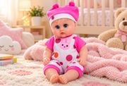 BO 16-Inch Ukoka Baby Doll with Pink Hat – 16236