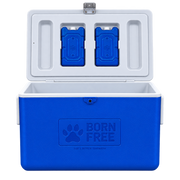 Cadac Born Free 45L Blue Cooler Box + 4kg Charcoal Bag