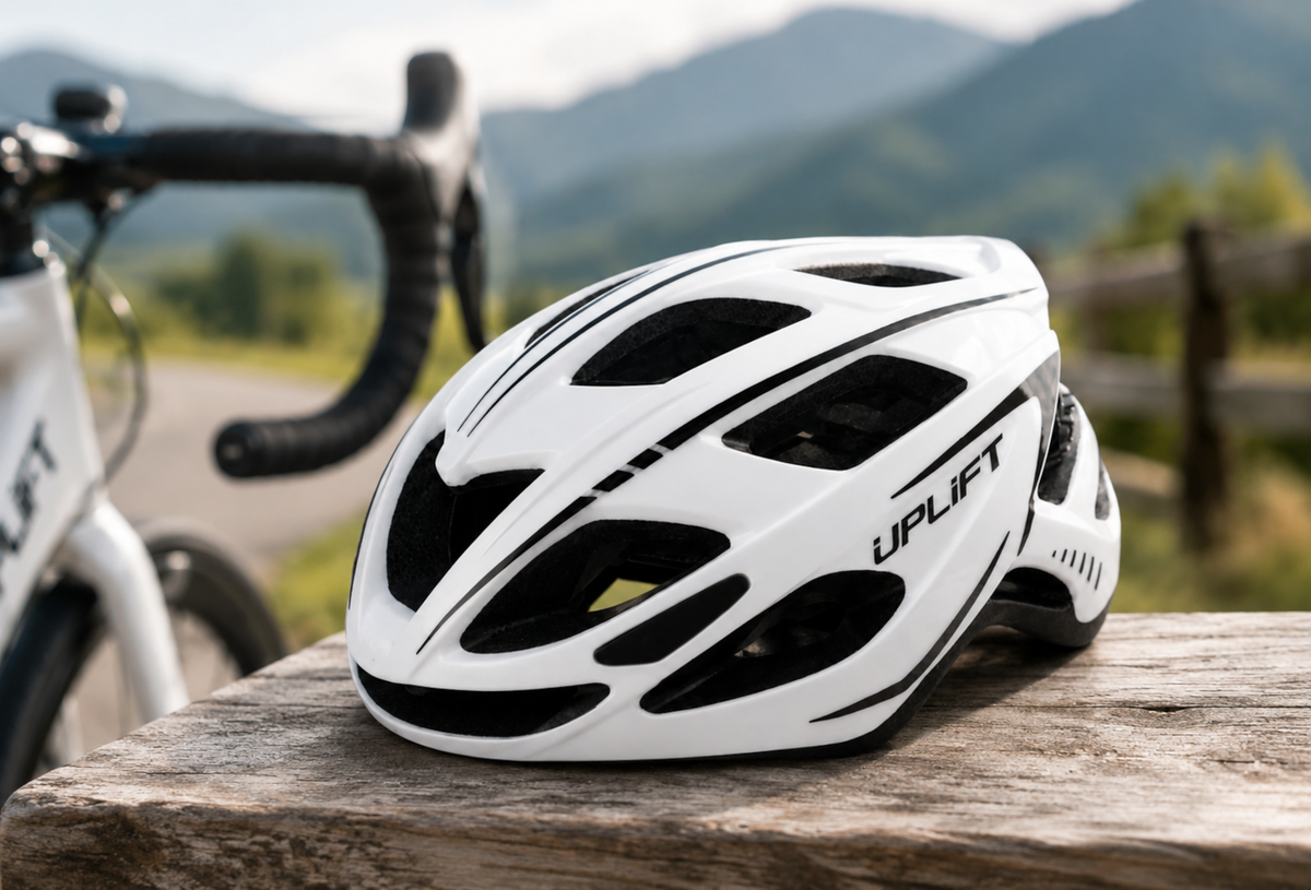 Uplift Cycling Helmet with Built-in LED Tail Light