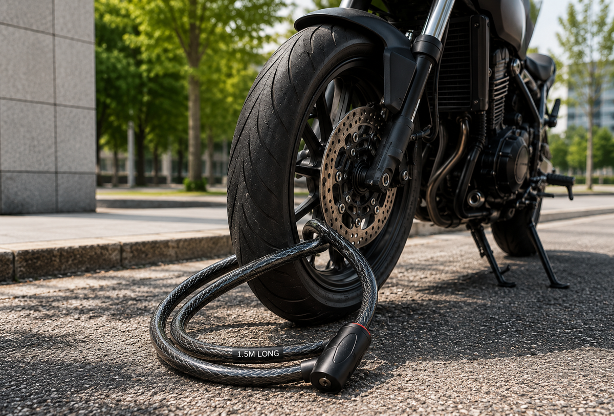 Uplift 1.5m Key-Lock Security Chain for Bikes and Motorcycles - ULA004