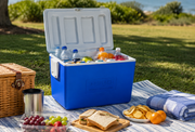 Cadac Born Free 45L Blue Cooler Box + 4kg Charcoal Bag