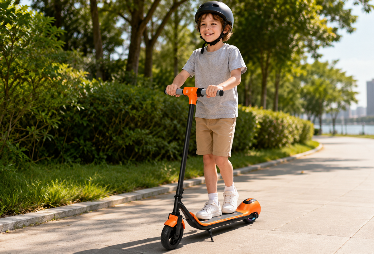 Pantha Sport Zoomie Series Kids E-Scooter - Orange 60W - Age 6+