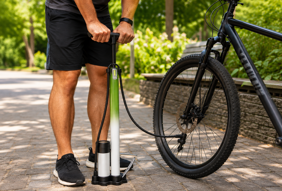 Uplift Manual Bicycle Floor Pump - Up to 4 Bar - UBA003