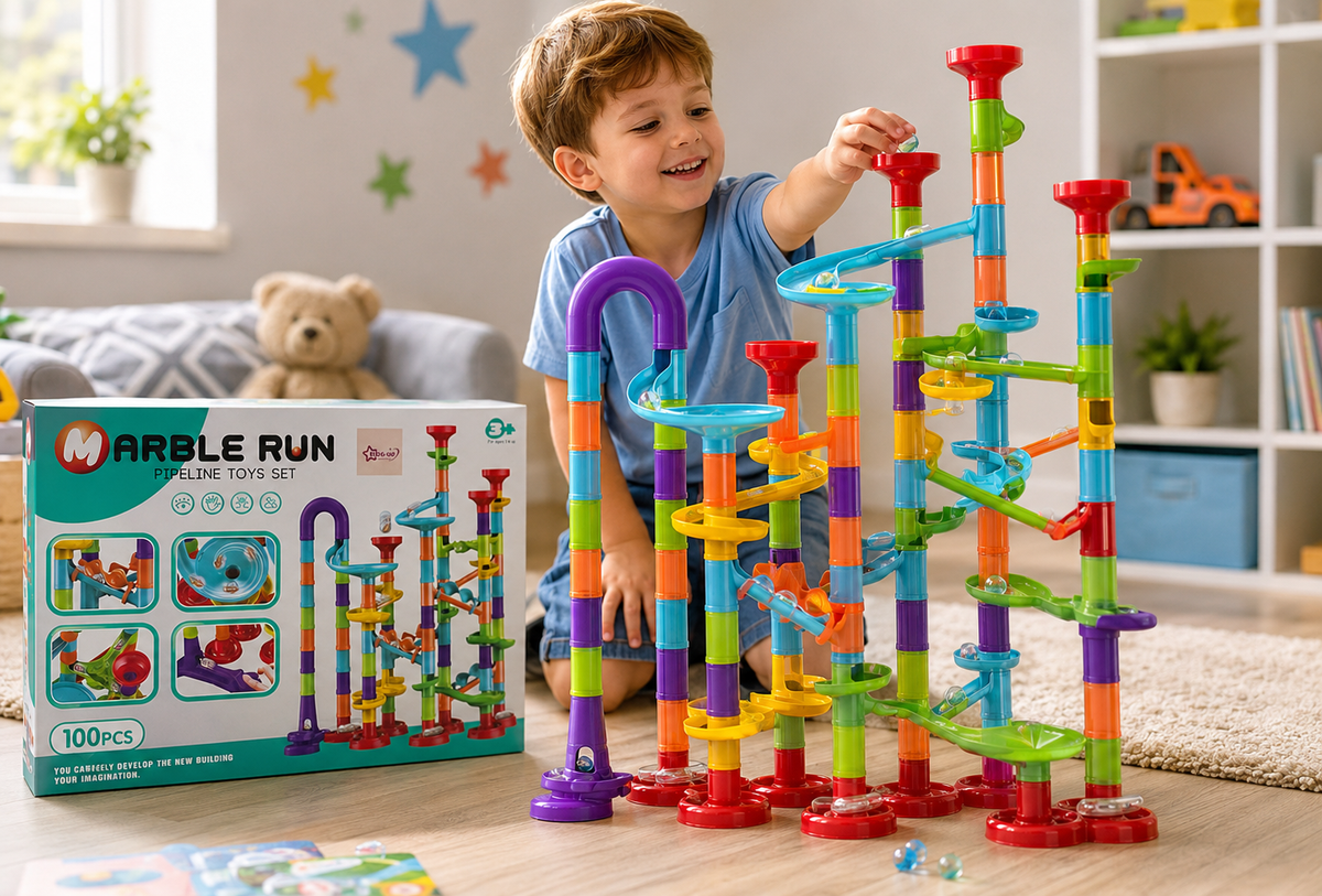 Play Go Mega Marble Race - 100 Piece