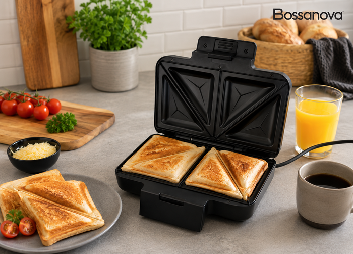 Bossanova 2-Slice Sandwich Maker Black 700W