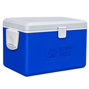 Cadac Born Free 45L Blue Cooler Box + 4kg Charcoal Bag