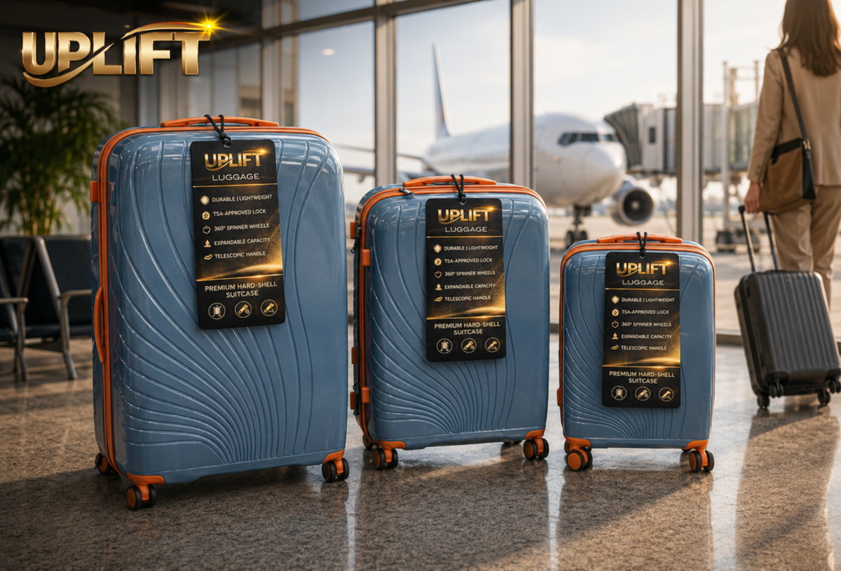 Uplift 3 Piece Travel Luggage Set